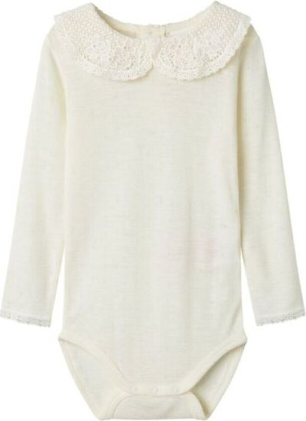 Name It - Body Ull med krage Wang Snow White