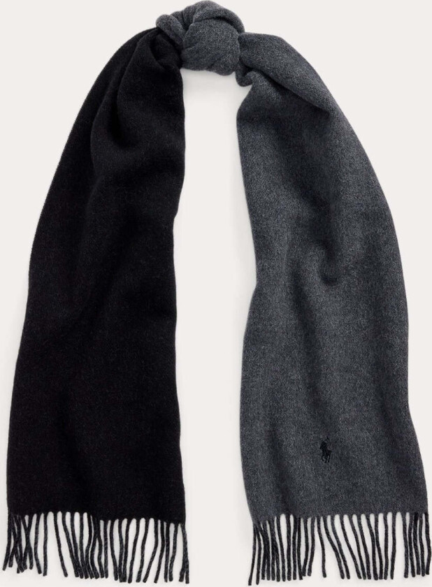 FRINGE-TRIM WOOL SCARF Sort