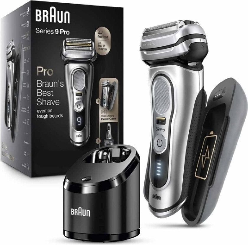 Series 9 Pro 81747654, Barberingsmaskin, Sølv, Led, Batteri, Lithium-Ion (Li-Ion), Innebygd Batteri