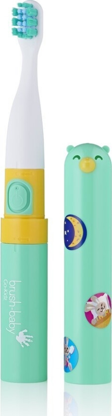 Børste-Baby Go-Kidz Elektrisk Reisetannbørste Grønn