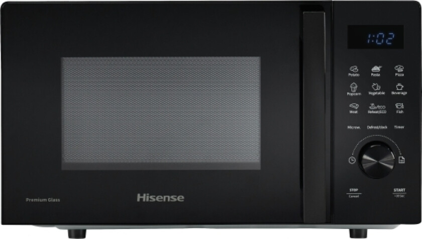 Hisense H20mobsd1hg, Bänkdiskmaskin, Grillmikrovågsugn, 20 L, 700 W, Inbyggd Display, Led