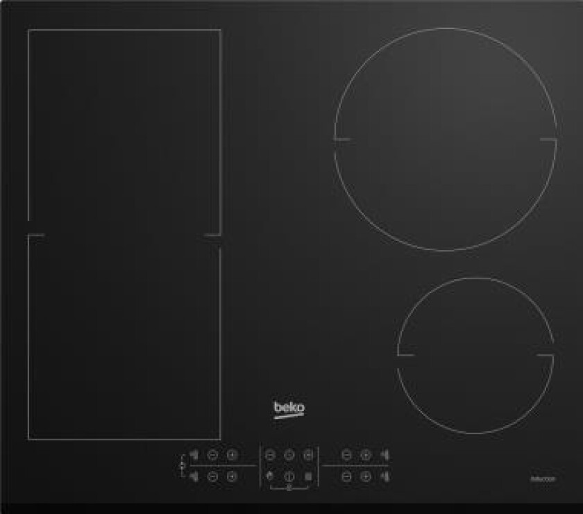 Hii64202fmt, Sort, Innebygget, 60 Cm, Sonebasert Induksjon, 4 Zone(S), 4 Zone(S)
