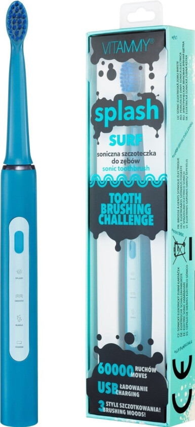 Vitammy Splash Blue Tannbørste