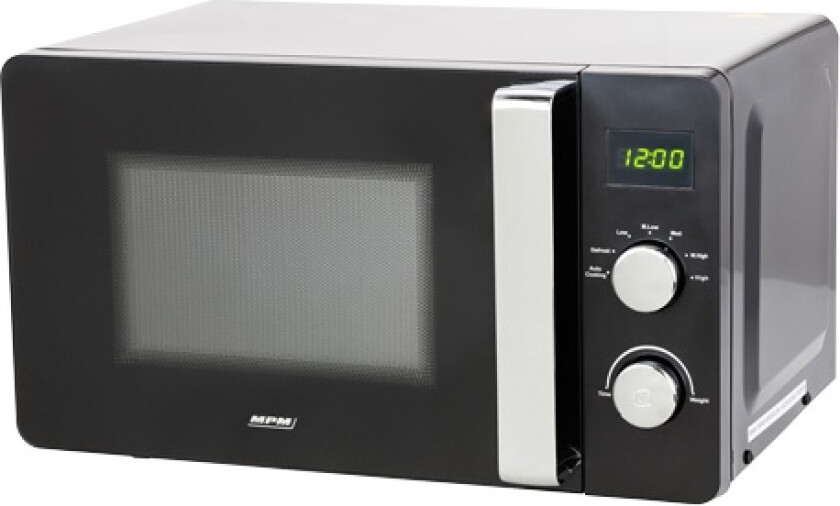 Mpm 20-Kmg-03, Benkeplate, Solo Mikrobølge Ovn, 700 W, Rotasjon, Svart, Svart