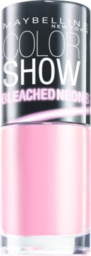 Maybelline Maybelline, Color Show Bleached Neon, Nail Polish, Nr. 242, Coral Heat, 7Ml For Women