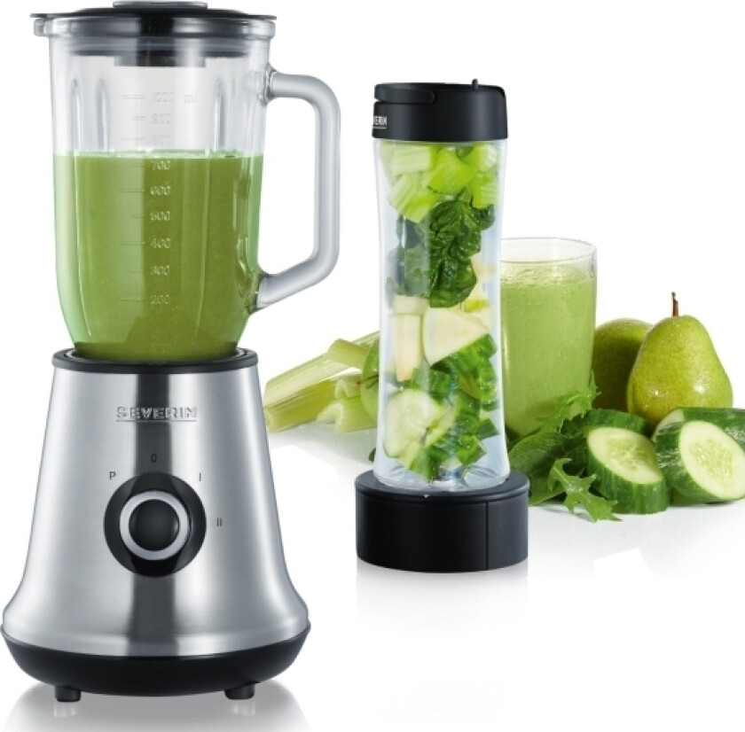 Sm 7971, Bänkmixer, 1 L, Pulsfunktion, 500 W, Svart, Rostfritt Stål