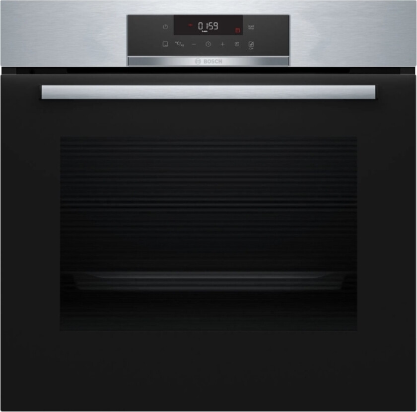 Serie | 2 Hba171bs1s - Ovn - Innebygd - Fordypning - Bredde: 56 Cm - Dybde: 55 Cm - Høyde: 58.5 Cm - Med Selvrens - Klasse A - Rustfritt Stål