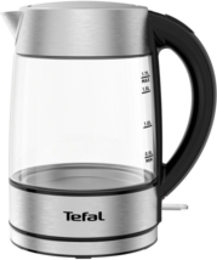 Ki772d, 1,7 L, 2400 W, Rustfritt Stål, Gjennomsiktig, Glass, Vannivåindikator, Overopphetingsbeskyttelse