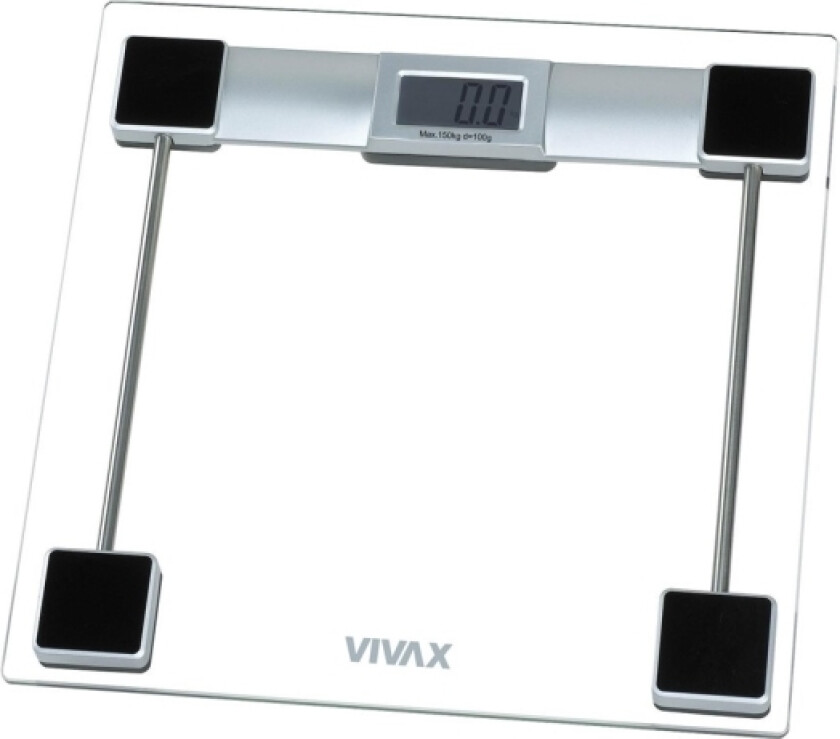Ps-154, Elektronisk Personvekt, 150 Kg, 100 G, Gjennomsiktig, 10 Kg, Kg, Lb, St