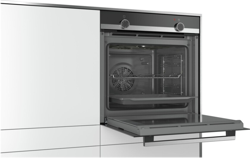 Iq100 Hb510abr1 - Ovn - Innebygd - Fordypning - Bredde: 56 Cm - Dybde: 55 Cm - Høyde: 58.5 Cm - Klasse A - Rustfritt Stål