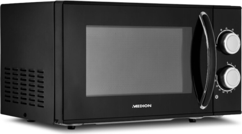 Md 15644, Bänkdiskmaskin, Enbart Mikrovågsugn, 17 L, 700 W, Rotations-, Svart