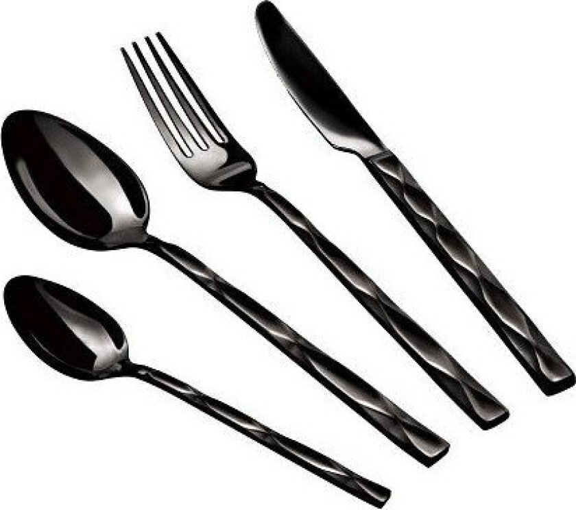 Berlinger Haus Bestikksett 24 Deler, Svart Glans Berlinger Haus Bh-2622