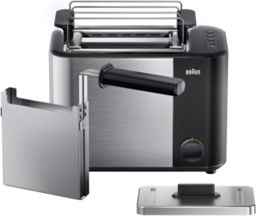 Ht 5015 Bk, 2 Skiver, Sort, Rustfritt Stål, Knapper, 1000 W