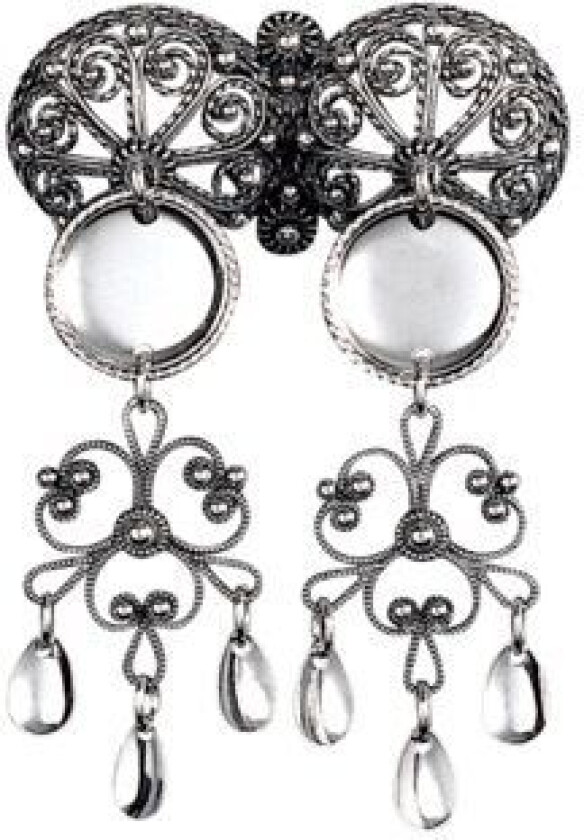 Halssølje Bardu/Målselv i 830 oksidert sølv