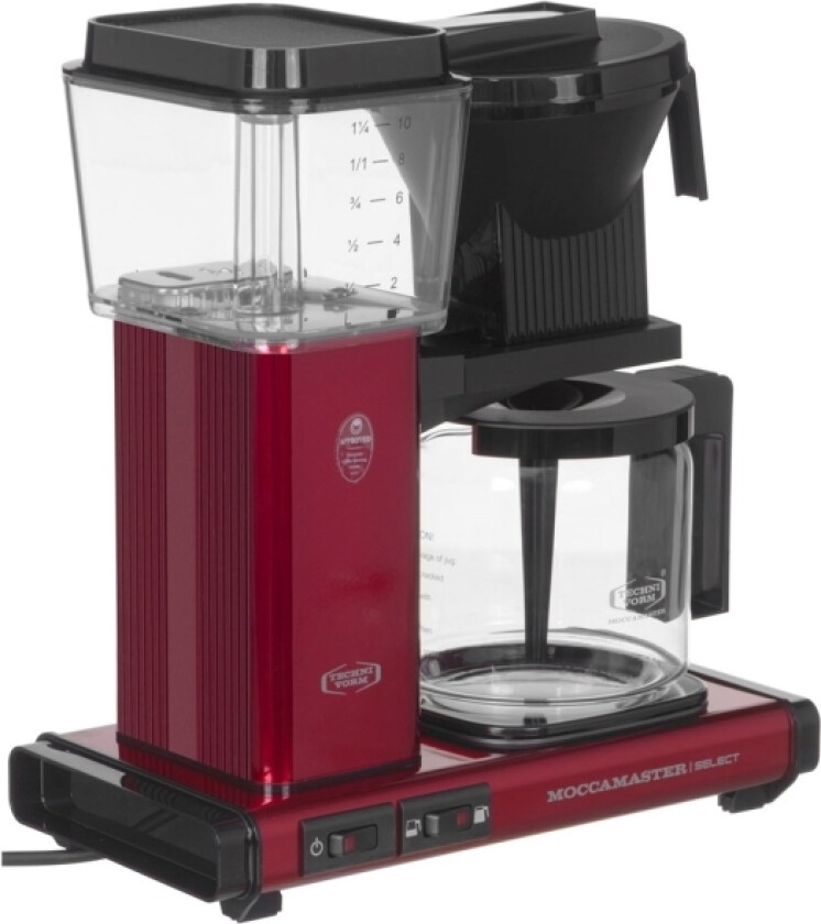 Moccamaster Kbg 741 Ao, Kaffebrygger (Drypp), 1,25 L, Malt Kaffe, Messing