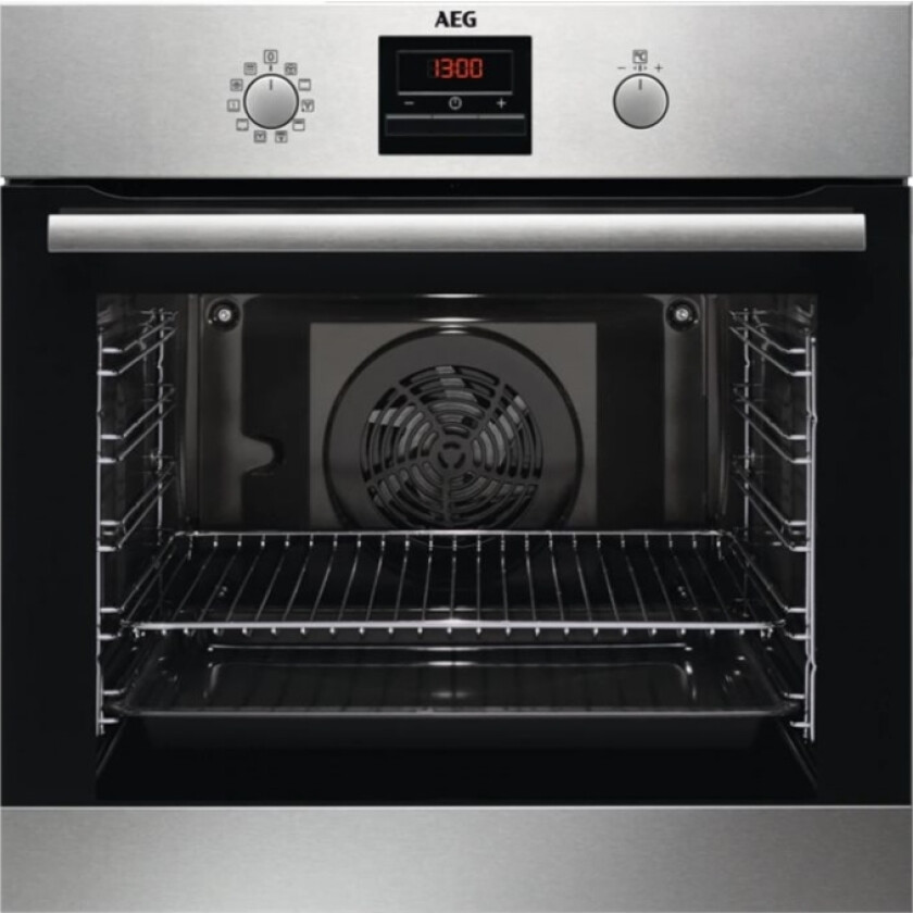Aeg Bps33102zm - Ovn - Innebygd - Fordypning - Bredde: 56 Cm - Dybde: 55 Cm - Høyde: 60 Cm - Med Selvrens - Klasse A+ - Rustfritt Stål