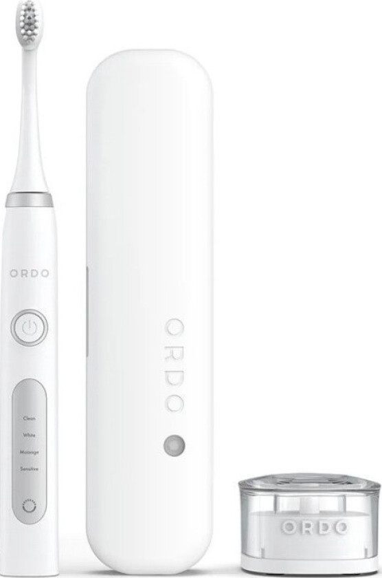 Sonic+ Tannbørste Med Reiseveske, Hvit