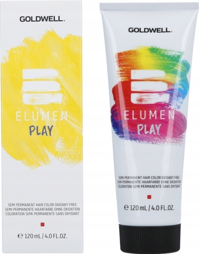 , Elumen Play, Semi-Permanent Hair Dye, Yellow, 120 Ml Unisex