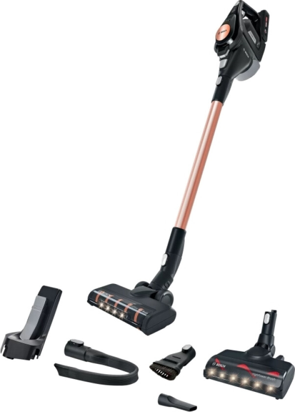 Unlimited Gen2 Serie | 8 Proparquet Bcs8214prq - Støvsuger - Pinne/Håndholdt (2-I-1) - Uten Pose - Uten Kabel - Svart - 1 Batteri, Inkludert La