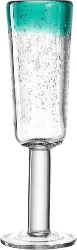 034752, Champagneglass (Fløyte), 150 Ml, Glass, Grønn, Gjennomsiktig, 196 Mm, 63 Mm