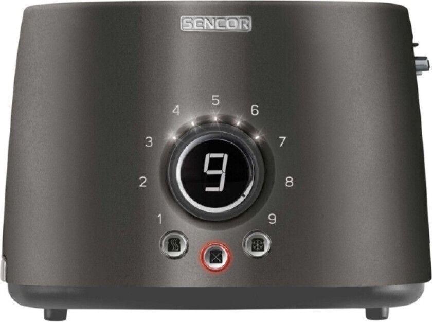 Sencor Sts 6058Bk, 2 Skiver, Sort, Knapper, Rotasjon, Lcd, 1000 W, 220 - 240 V