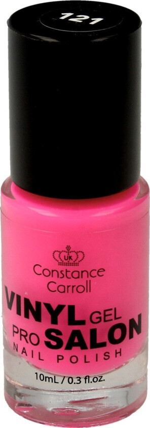 Nail Polish With Vinyl No. 121 Neon Light Pink 10Ml