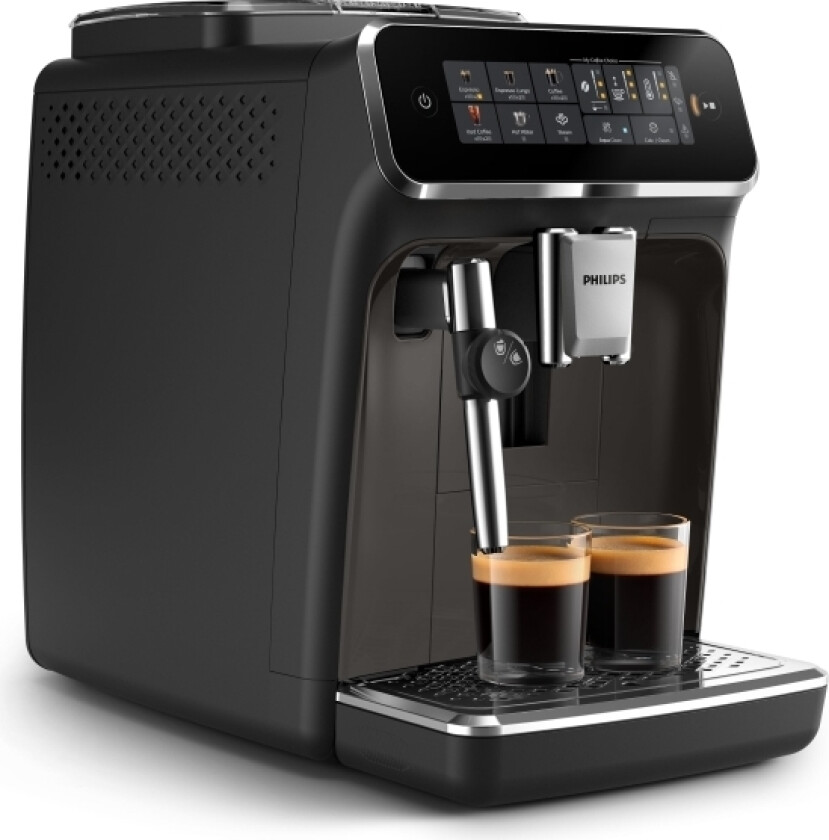 Ep3324/40, Espressomaskin, 1,8 L, Kaffe Bønner, Innebygd Kaffekvern, Sort, Grå