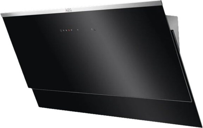 Aeg Dve5971hg - Panser - Skorsteinvinklet - Bredde: 89.8 Cm - Dybde: 41.8 Cm - Uttrekking Og Resirkulering - Svart/Rustfritt Stål