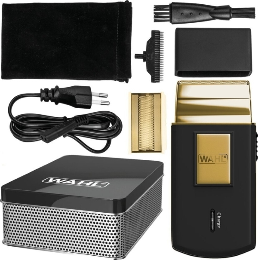 Bilde av Barbermaskine Wahl Travel Shaver Gold Edition 07057-016