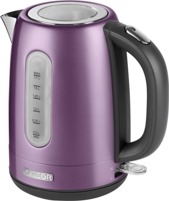 Sencor Swk 1773Vt, 1,7 L, 2150 W, Lilla, Rustfritt Stål, Vannivåindikator, Overopphetingsbeskyttelse