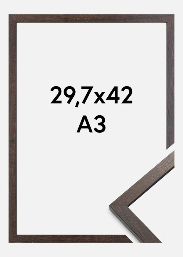 Ramme Trendy Akrylglass Valnøtt 29,7x42 Cm (A3)