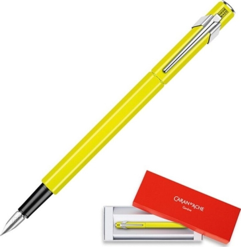 Caran D`Arche Fyllepenn 849 Fluo Line, F, Gul