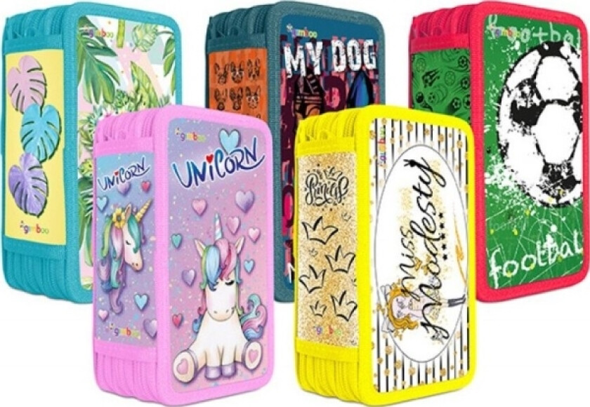 Pennal Skolepenal, Uten Utstyr, 3 Rom, Blanding Av Farger