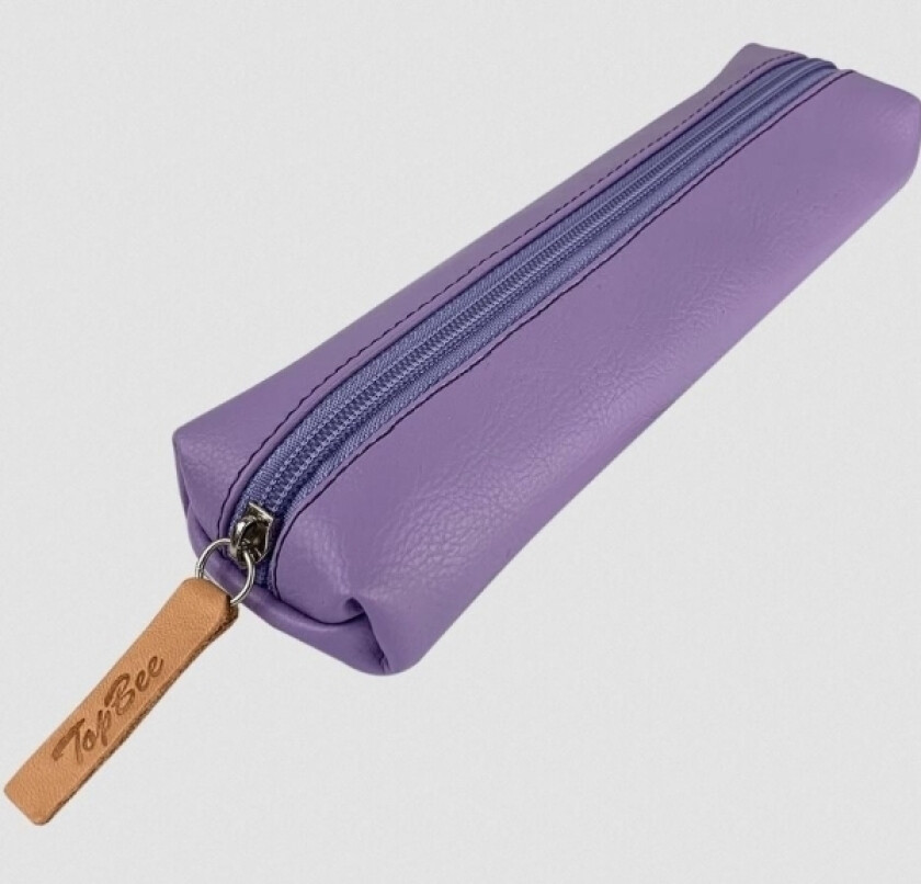 Pencil Case Bee-Bee Pencil Case Dachshund Leatherette Violet Pastel