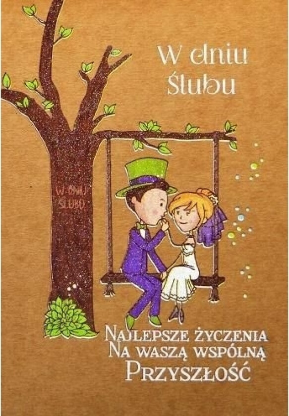 Eco Bryllup Gratulasjonskort Ts46