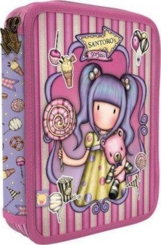 Pennal Dobbel Penal Med Tilbehør - Gorjuss - Førstepris