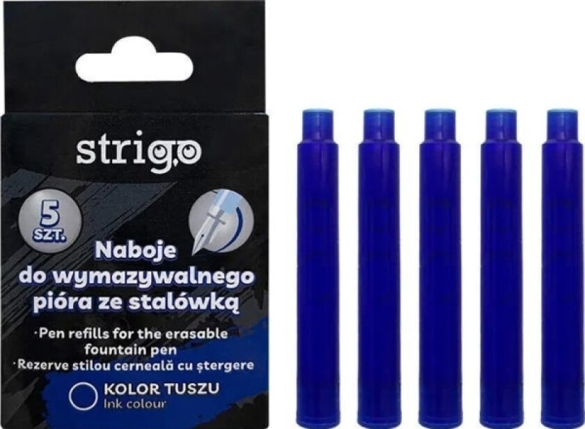 Refills For Slettbar Fyllepenn, 5 Stk