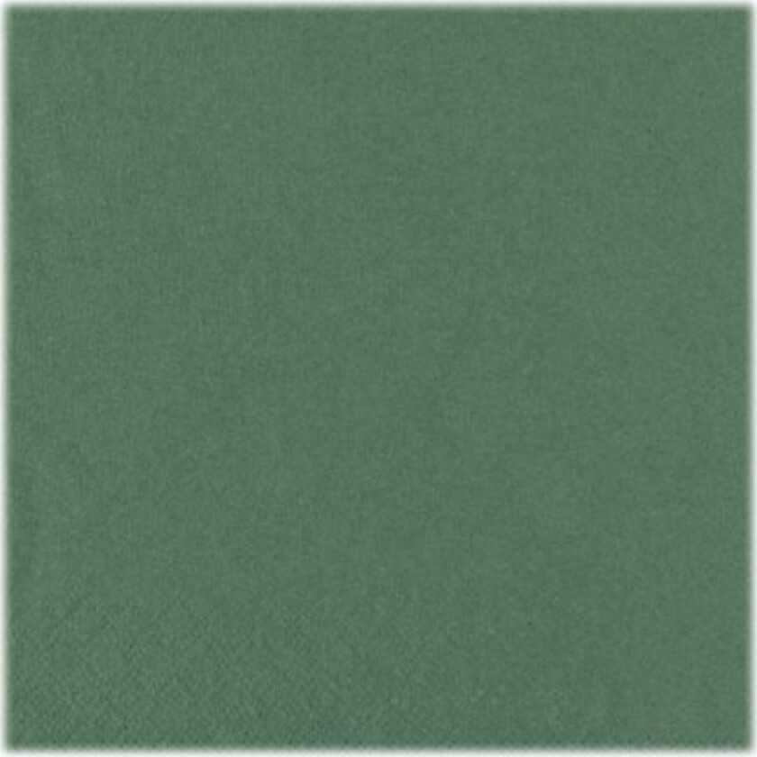 - Serviett - Størrelse 33 X 33 Cm - Avhendbar - Mørk Grønn (En Pakke 250)