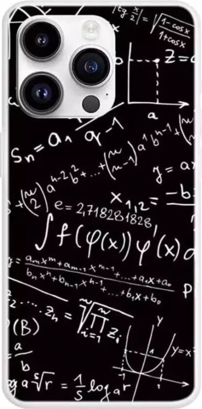 iPhone 15 Pro Fleksibelt Plast Deksel m. Trykk - Matematisk formel