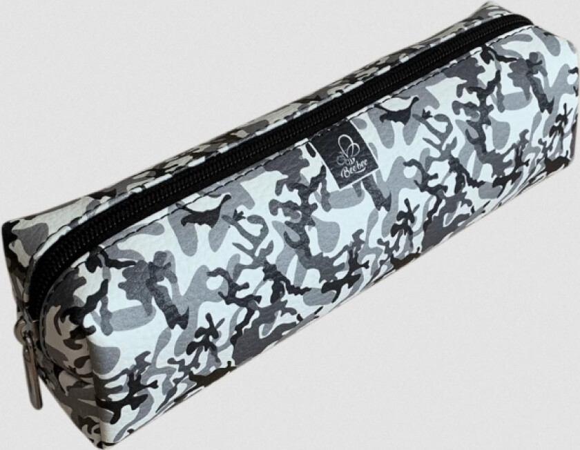 Pencil Case Bee-Bee Pencil Case Rectangle Camouflage Gray