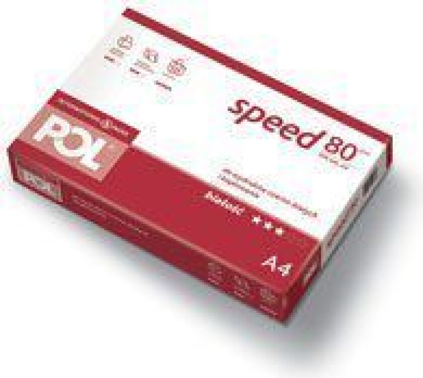 Internasjonalt Papir Polspeed A3 Kopipapir 80G 500 Ark
