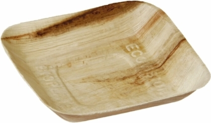Tallerken Palmeblad 17X17cm 100Stk/Pak