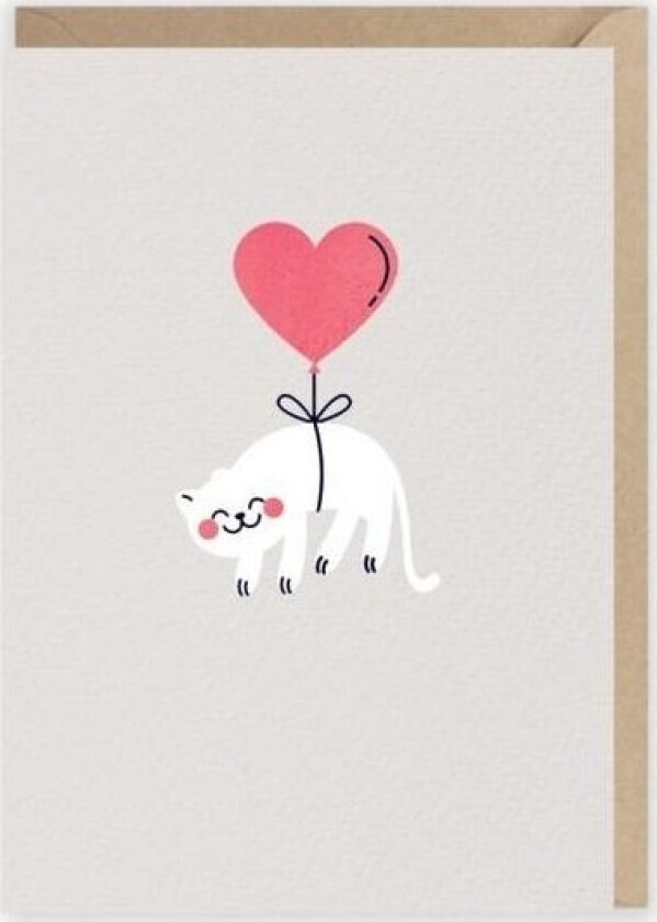 Gratulasjonskort Kattunge, Øko Konvolutt K026
