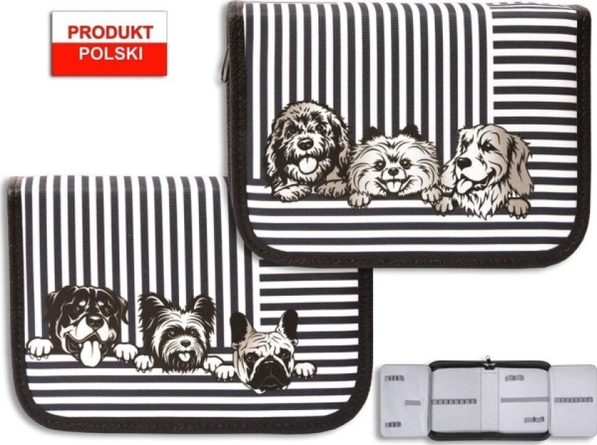 Warta Pencil Case School Pencil Case War-1179 Dogs Warta
