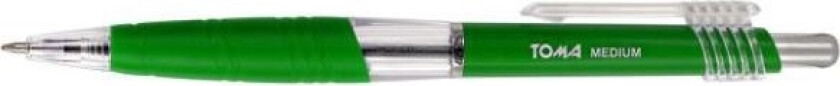 Toma Uttrekkbar Kulepenn Grønn - To-038 42