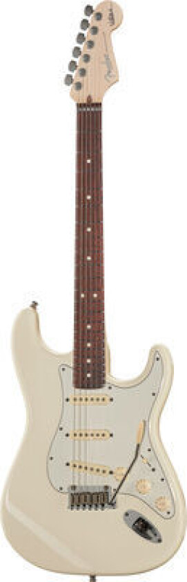 Jeff Beck Stratocaster E-Gitarre weiß