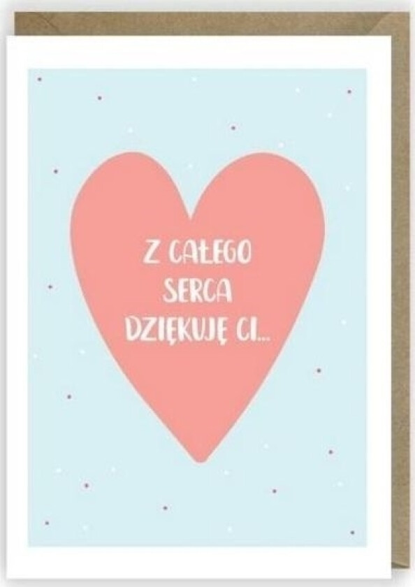 Gratulasjonskort, Øko-Konvolutt Takk K004