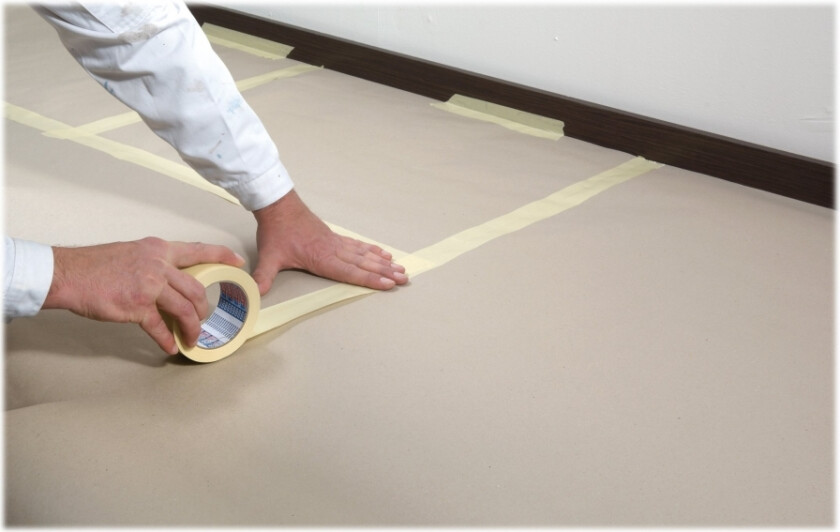 Tesa 4323 - Maskeringstape - 30 Mm X 50 M - Lett Kreppet Papir - Lys Beige