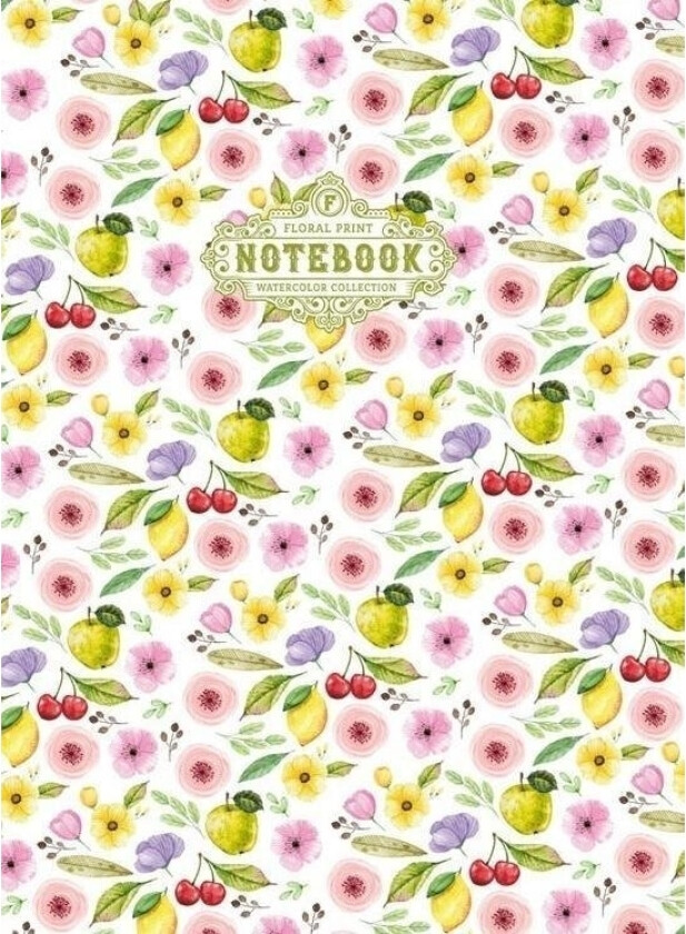 Frisk Dekorativ Notatbok 145X197/64K Tw Flowers