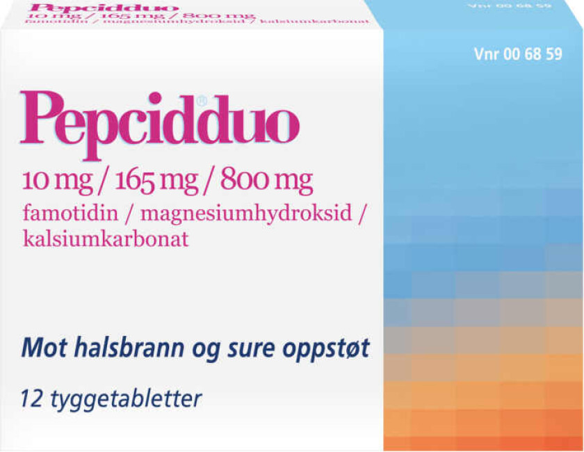 Pepcidduo Mint 12stk